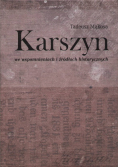 Karszyn we wspomnieniach i źródłach