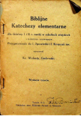 Biblijne katechezy elementarne 1920 r.