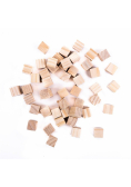 Kostki drewniane 15x15mm 49szt