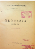 Geodezja niższa 1928 r.