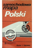 Samochodowa mapa polski