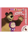 Masza i Niedźwiedź Witajcie w naszym lesie Leśne szablony