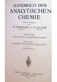 Handbuch der Analytischen Chemie