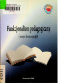 Funkcjonalizm pedagogiczny zarys koncepcji