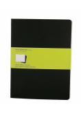 Zestaw 3 zeszytów Moleskine Cahier Journals XL gładki czarny