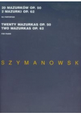 20 Mazurków op 50  2 Mazurki op 62 na fortepian