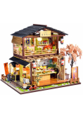 Składany Drewniany Model LED Sushi House