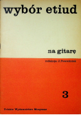 Wybór etiud na gitarę 3