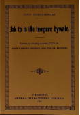 Jak to in illo tempore bywało reprint z 1896 r
