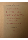 Powszechna historia gospodarcza średniowiecza i czasów nowożytnych Tom II