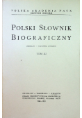 Polski Słownik Biograficzny tom XI