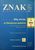 Znak nr 619 Bóg ukryty w literaturze polskiej
