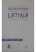 Pachomiana latina