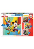 Puzzle 12+16+20+25 Myszka Miki i przyjaciele G3