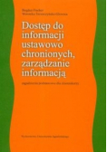 Dostęp do informacji ustawowo chronionych zarządzanie informacją