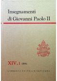 Insegnamenti di Giovanni Paolo II Tom XIV Część 1