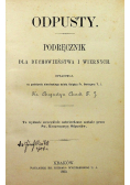 Odpusty Podręcznik dla duchowieństwa i wiernych 1890 r.