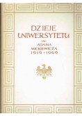 Dzieje uniwersytetu im Adama Mickiewicza