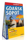 Comfort! map Gdańsk Sopot 1:26 000 plan mini 2023