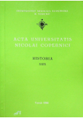 Acta Universitatis Nicolai Copernici Historia XXIX