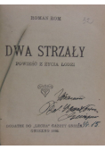 Dwa strzały 1930 r