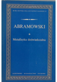 Metafizyka doświadczenia