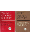 Walka o dobra kultury Warszawa 1939 1945 Tom 1 i 2