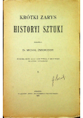 Krótki zarys historyi sztuki Tom II 1908 r.