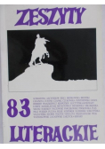 Zeszyty Literackie numer 83