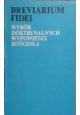 Breviarium Fidei Wybór doktrynalnych wypowiedzi Kościoła