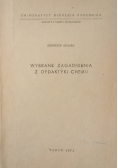 Wybrane zgadnienia z dydaktyki Chemii