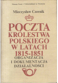 Poczta Królestwa Polskiego w latach 1815 1851