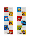 Naklejki na zeszyt Hot Wheels (25szt)