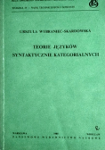 Teorie języków syntaktycznie kategorialnych