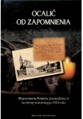 Ocalić od zapomnienia