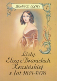 Listy Elizy z Branickich Krasińskiej z lat 1835 1876 Tom 1