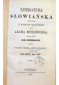 Literatura słowiańska Tom II 1865 r.