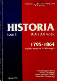 Historia XVIII i XIX wiek Tom I