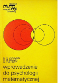Wprowadzenie do psychologii matematycznej