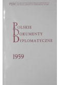 Polskie Dokumenty Dyplomatyczne 1959