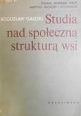 Studia nad społeczną strukturą wsi