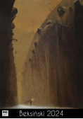 Kalendarz 2024 - Beksiński wzór 4 A3
