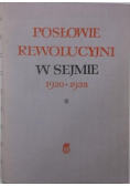 Posłowie rewolucyjni w sejmie 1920 - 1935