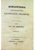 Biblioteka kieszonkowa klassyków polskich Tomik IX 1840 r