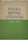 Polska krytyka literacka tom 1