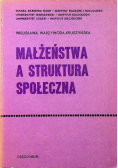 Małżeństwa a struktura społeczna
