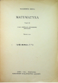 Matematyka część III Całki i równania różniczkowe