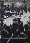 Świadectwo Testimoniaze Tom III