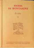 De Montaigne próby