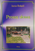 Proszę słowa autograf autora